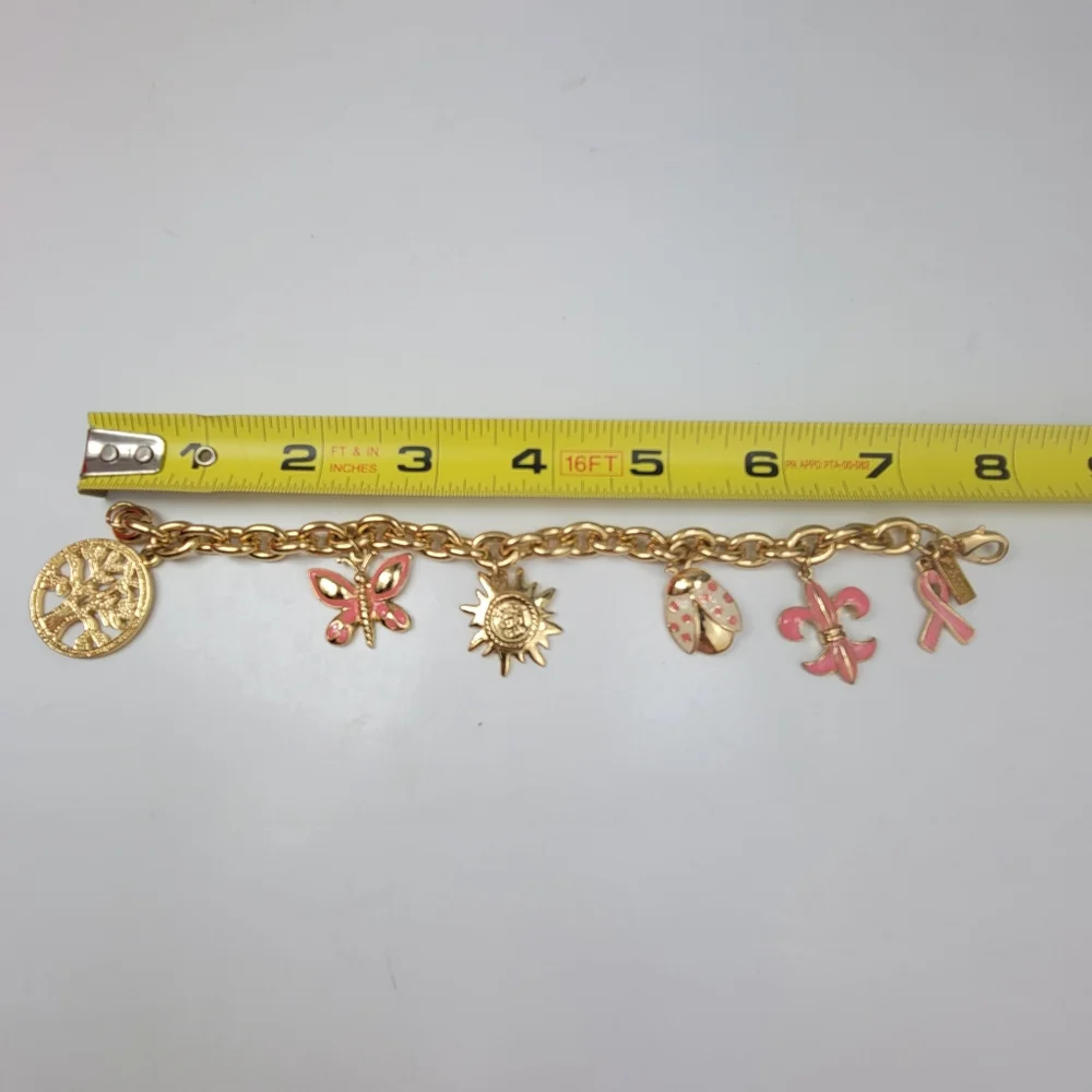 SOLD***Lilly Pulitzer Full Of Hope Charm Bracelet - Picture 12 of 12
